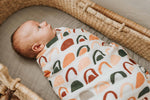 Nightingale Toddler Muslin Blanket - Rainbow