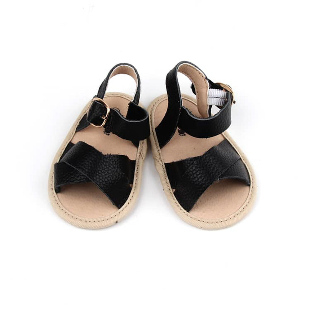 
                
                    Load image into Gallery viewer, Margot Sandals - Black - rileycoshoes.com
                
            